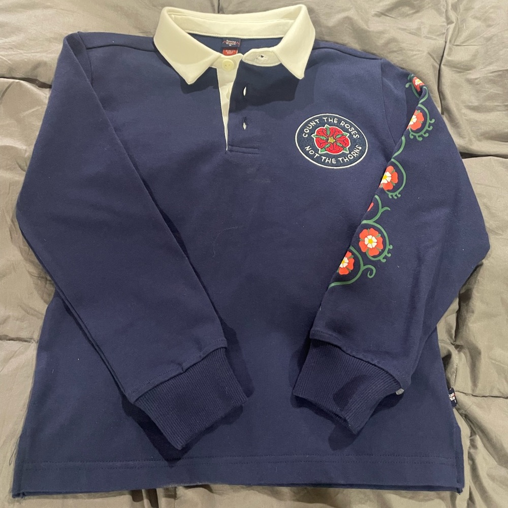 Rowing blazers girls top size S (6/7) long sleeve